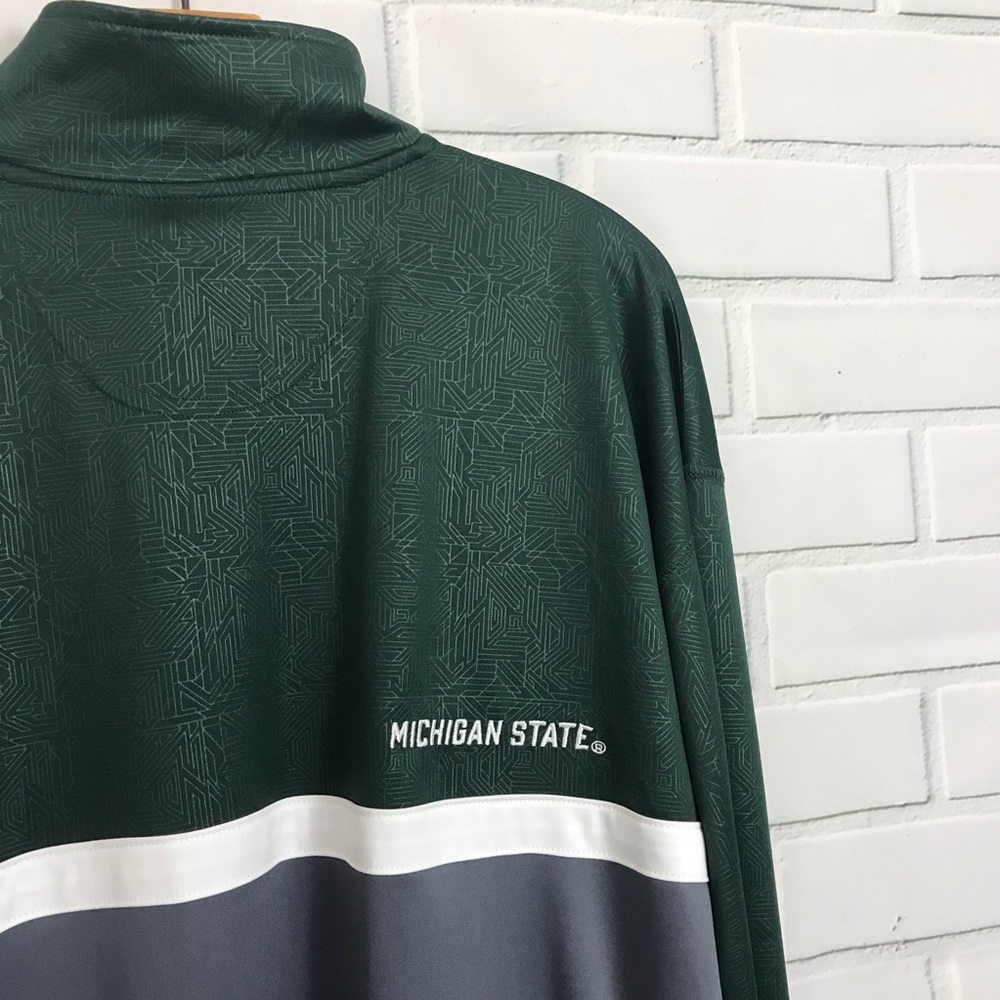 Michigan State University Spartan Half Zip Sweater - Picture 8 of 8